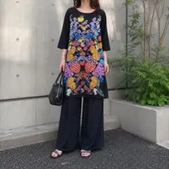 TOKUKO 1er VOL 大きな野菜柄 シアー 半袖 ワンピース TOKUKO 1er VOL 大きな野菜柄 シアー 半袖 ワンピース - メルカリ