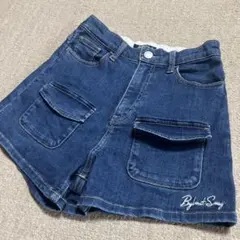 デニムショートパンツ 160