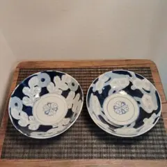伊万里 染付中鉢 2客 16cm 明治〜大正 - メルカリ
