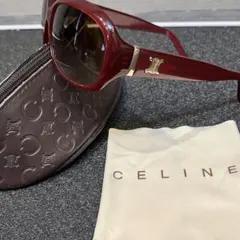 CELINE セリーヌ サングラス アイウェア トリオンフ ボルドー ケース付きのサムネイル