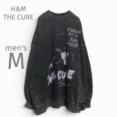 H&M × THE CURE スウェット 黒 M オーバーサイズ ロックプリント