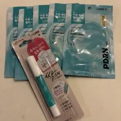 【新品】VT PDRN GLOW シートマスク 5枚セット＋おまけ付きのサムネイル