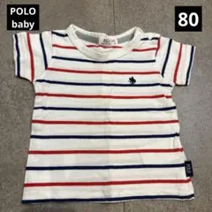 POLObaby ボーダーTシャツ 80サイズのサムネイル