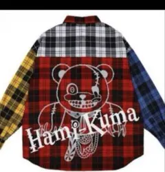新品　USJ ハロウィン ハミクマ チェックシャツ ユニバ ホラーナイト　2枚 2026年最新】usj ハミクマ チェックシャツの人気アイテム - メルカリ