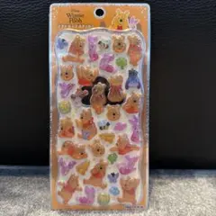 【国内正規品】ディズニー　くまのプーさん　プーさん　プチドロップステッカー
