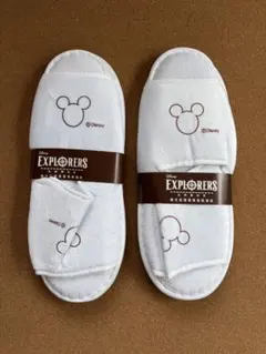 香港ディズニー ホテルアメニティ スリッパ　エクスプローラーズロッジ