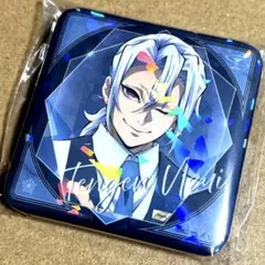 鬼滅の刃 宇髄天元 モクテルバー グリッター缶バッジ BAR ロト くじ 顔面