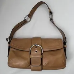 COACH コーチ ソーホー ワンショルダーバッグ レザー キャメル y2k