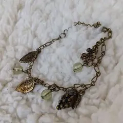 あ*ん様 アンティーク ヴィンテージ ブレスレット リーフ
