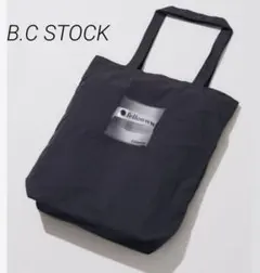 B.C STOCK　【PATAPATA】たためるトートバッグ　ブラックのサムネイル