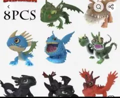 【超希少】ヒックとドラゴン　フィギュア 7体セット ヒックとドラゴン 伝説が進化する フィギュア おもちゃ ヒックと