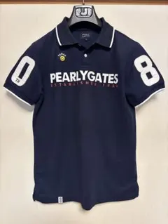 PEARLY GATES ポロシャツ ネイビー サイズ5 - メルカリ