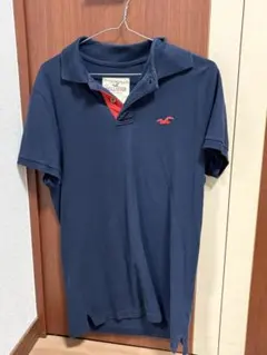 Hollister ネイビー ポロシャツ　美品のサムネイル