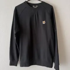Maison Kitsuné フォックスパッチ スウェット ブラックのサムネイル