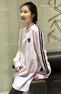 LILY BROWN マリークワントコラボ長袖 カットソー ピンク