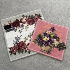Enjeanu 花柄ハンカチ 2枚セットのサムネイル