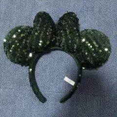東京ディズニーリゾート ダークグリーン カチューシャ ミニー 緑