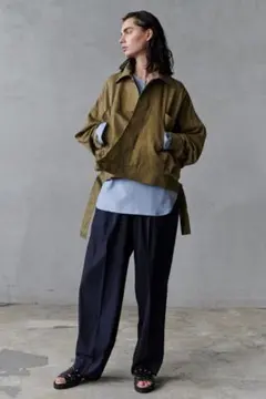 GAP × Victoria Beckham ハイライズ プリーツトラウザー - メルカリ