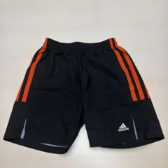 adidas ショートパンツ 黒/オレンジ J/0