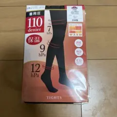 タイツ ブラック 110デニール 着圧あり L-XLのサムネイル