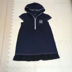 COMME CA PASSAGE フード付き半袖ワンピース 140Aのサムネイル