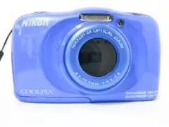 Nikon COOLPIX S33 コンパクトデジタルカメラ 青 バッテリーなしのサムネイル