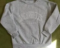 ロサンゼルス プリント グレー トレーナー