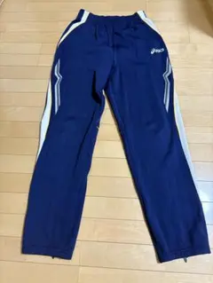 asics XST232 ネイビー ジャージパンツ