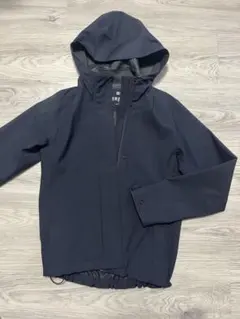 UNIQLO ブロックテックパーカー レディースS ネイビー