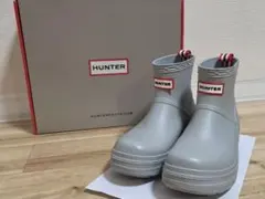 2026年最新】HUNTER カラー：グレイ系 レディース 長靴・レインブーツ