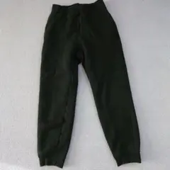 ユニクロ　裏起毛パンツ　黒　140cm　男女兼用