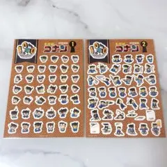 名探偵コナン カフェ 100巻 記念 限定 ステッカー 2枚セット 未開封