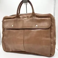 コーチ ビジネスバッグ トンプソン 茶 2WAY A4OK ショルダーバッグ