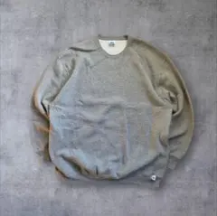 90s ラッセルアスレチック 前V スウェット グレー 古着vintage