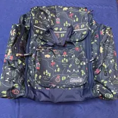 コールマン　リュック　キッズ　トレッキン　大容量　ネイビー　キャンプ　林間学校