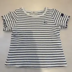 組曲 ボーダー フリル袖 Tシャツのサムネイル