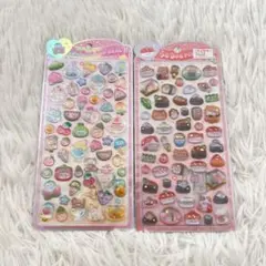 【2枚セット】うるちゅる POP シール お寿司 フルーツのサムネイル
