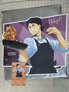 ハイキュー 大戸屋 ビジュアルボード 牛島若利 ポップスタンド 澤村大地