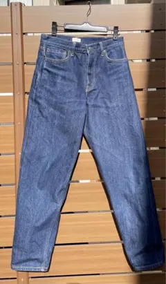 インディゴスビンコットン13.5 ozワイドテーパードデニム