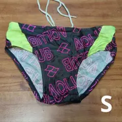 み*ん様 Sサイズ 競泳水着 黒/蛍光グリーン/ピンク