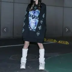 TRAVAS TOKYO × REFLEM コラボパーカー 黒 フリーサイズのサムネイル