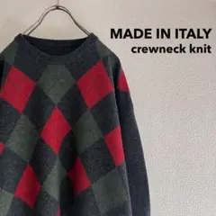 古着 イタリア製 Euro Vintage Argyle Knitのサムネイル