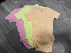 美品　H&M オーガニックコットン ロンパース 3色セット