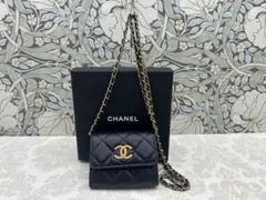 【新品近♡数回使用】23’年 CHANELミニマトラッセチェーンウォレット箱付き