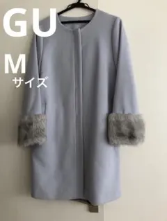 GU ジーユー　アウター　コート　ノーカラーコート