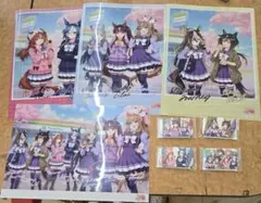 さ*ん様 ウマ娘　プリティーダービー　A4 クリアファイル　缶バッジ　セット