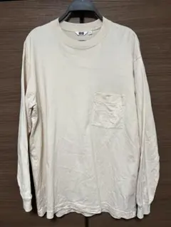 UNIQLO ベージュ 長袖カットソー Lサイズ