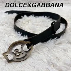 DOLCE&GABBANA ドルチェ&ガッバーナ レザーベルト DGロゴバックル