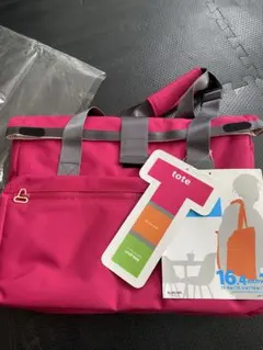 『新品』　ELECOM 16.4インチ トートバッグ ピンク
