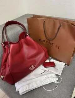 【美品】【新品！未使用】コーチ ショルダーバッグ ハンドバッグ　イーディー